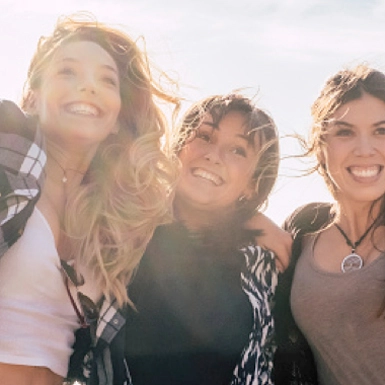 A group of women enjoying an alcohol free evening