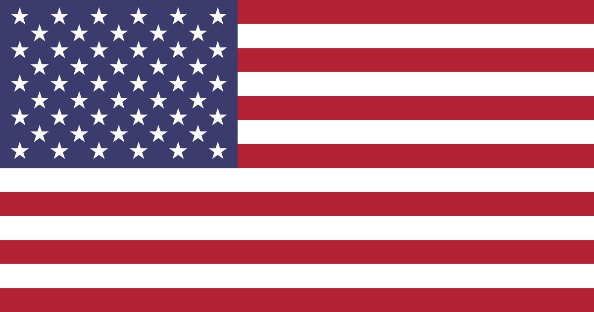 The flag for the featured category image's country of origin. The country code is USA